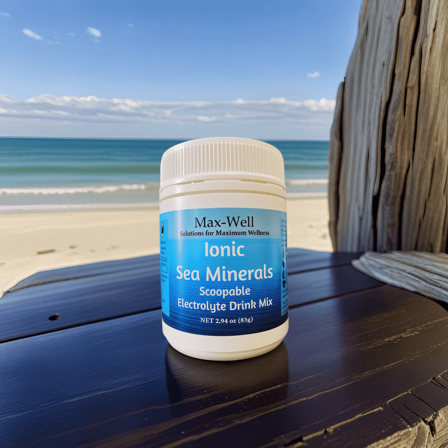 Ionic Sea Minerals Scoopable Electrolyte Drink Mix™, 60 Servings