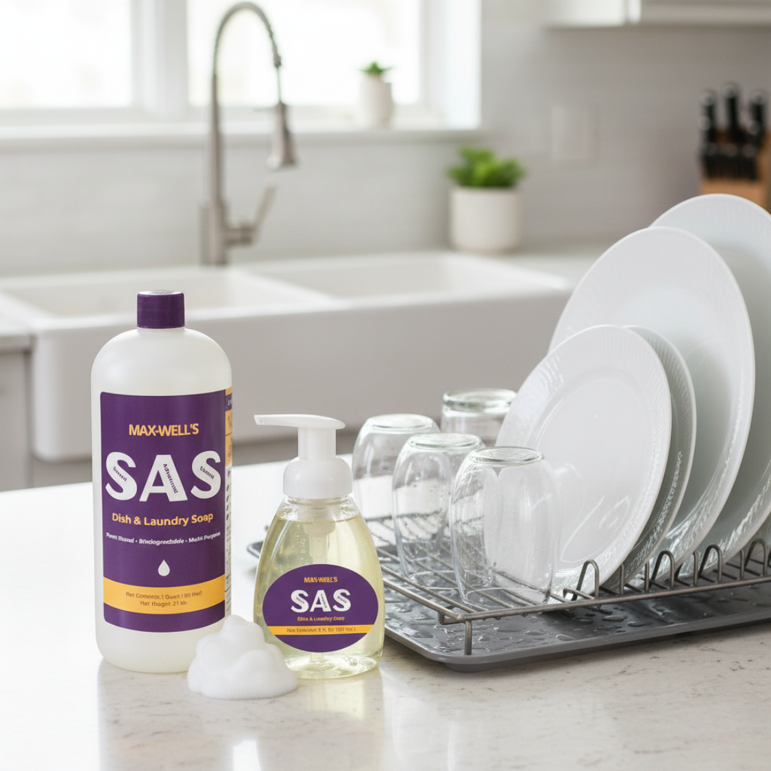 SAS Dish & Laundry Soap