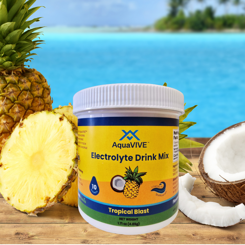 Electrolyte Drink Mix, Tropical Blast 10 serving Jar