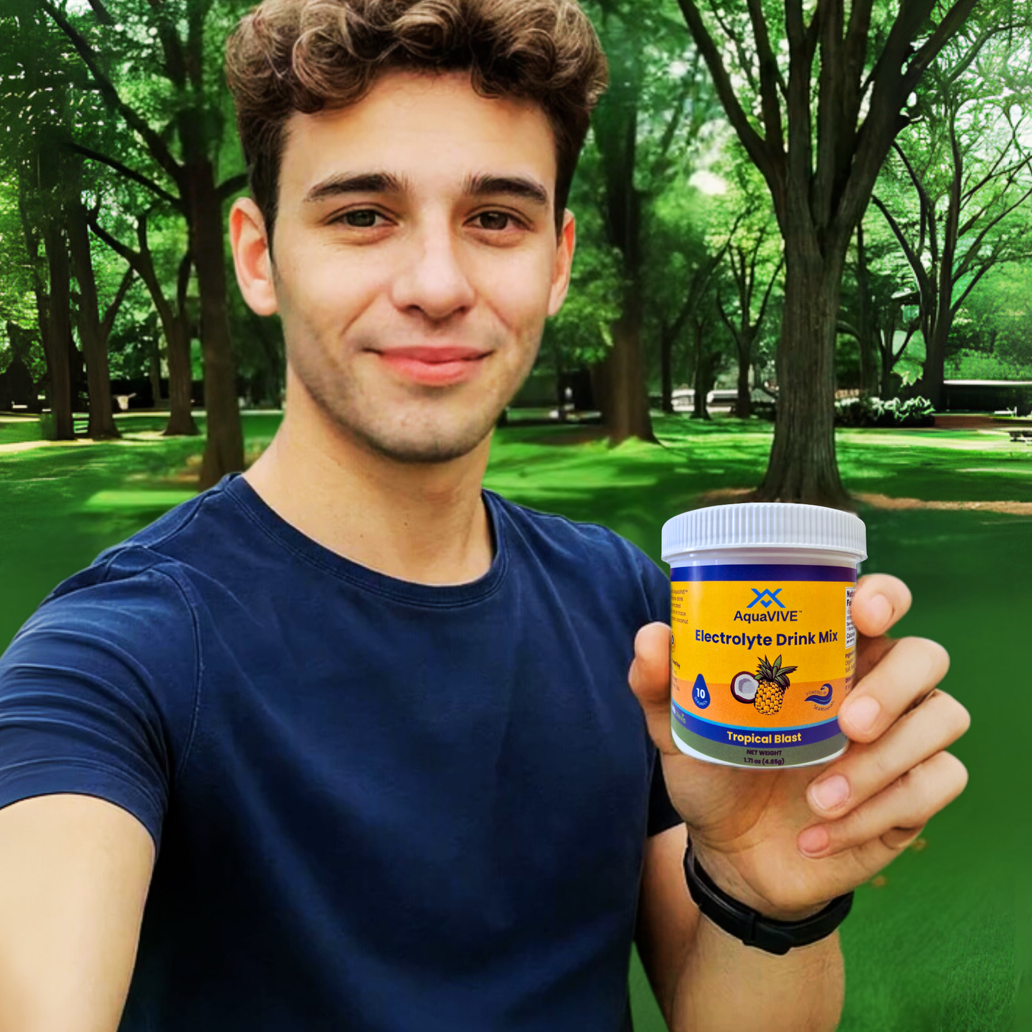 Electrolyte Drink Mix, Tropical Blast 10 serving Jar